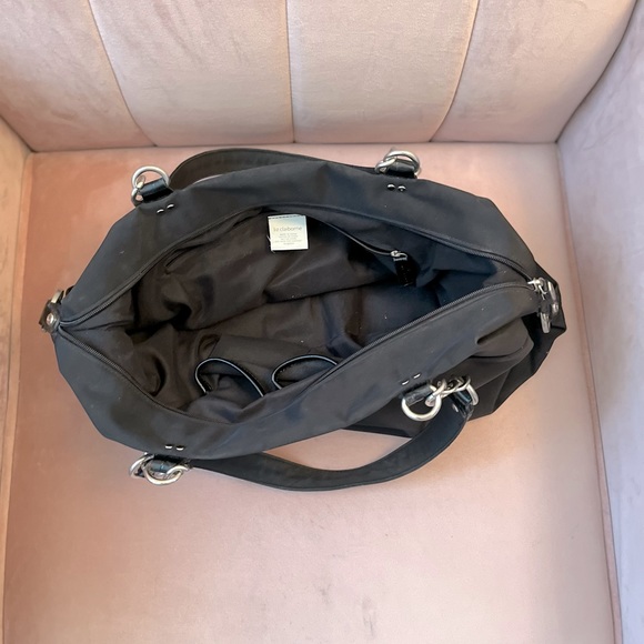 Liz Claiborne Black Shoulder Purse - Picture 7 of 8